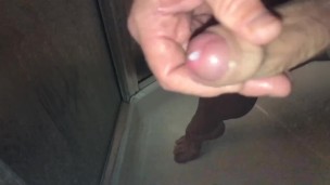 Close Up Slow Motion Jerking Off My Uncut Cock in the Shower, Slow Motion Cumshot 240FPS