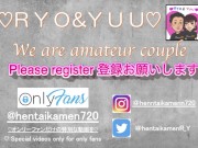 Gonzo raw SEX from the morning with a female college student  ♡ RYO & YUU ♡ Amateur couple  / beautiful girl / fair-skinned / preeminent style / smart 1/16