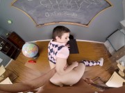 VR BANGERS Slutty Teen Fingering Pussy In The Class VR Porn 10/16