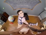 VR BANGERS Slutty Teen Fingering Pussy In The Class VR Porn 9/16