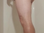 Showering cumming pissing at end was cut off from no space 10/16