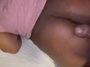 Ebony rough anal creampie 1/16