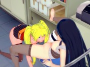 NARUTO Sexy jutsu for Lesbian fun with Hinata (3D HENTAI) 4/16