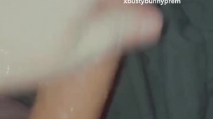 BBW PAWG squirts and pisses after she fucks herself with 9 inch dildo