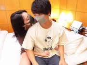 アナル前立腺マッサージと寸止め手コキで開発して遂にところてん射精しちゃいました Japanese Amateur Prostate Milking Cumshot Orgasm えむゆみカップル 6/16