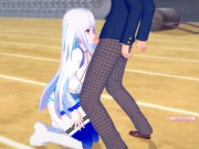 【エロゲーコイカツ！】VTuber リゼ・ヘルエスタ3DCG巨乳アニメ動画(バーチャルYoutuber)[Hentai Game Koikatsu! Lize Helesta(Anime 3DCG 6/16