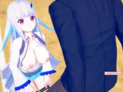 【エロゲーコイカツ！】VTuber リゼ・ヘルエスタ3DCG巨乳アニメ動画(バーチャルYoutuber)[Hentai Game Koikatsu! Lize Helesta(Anime 3DCG 7/16