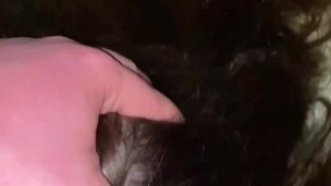Student blonde girl make hot blowjob 