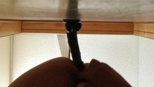 FUCKING A FAT COCK AT WORK (BLOOPER @ THE END)