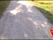 He falls off his bike to look at Ladymuffin 3/16