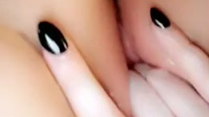 Playing With Creamy Pussy on Snapchat 