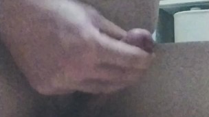 Close up of my cock, cum at the end