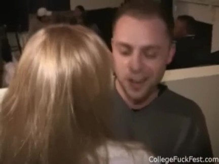 College party turns into wild cock sucking fuck orgy