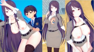 [Hentai Gra Koikatsu! ] Uprawiaj seks z Duże cycki Vtuber Gundo Mirei.3DCG Erotyczne wideo anime.