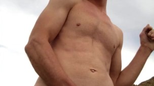 Naked Desert Big Cumshot