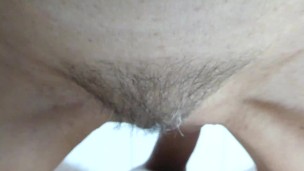 Rub my clit and cum fast inside my dripping pussy