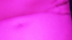 Black light pussy tease