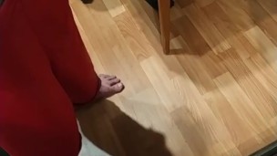 Young gay man's powerful bolt