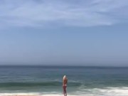 Naked tits near the ocean 16/16