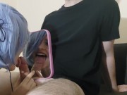 Made to look at myself giving head in the mirror 8/16