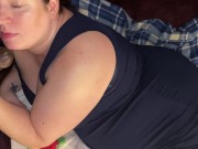 amazing snowbunny lends her mouth to a black bull 6/16