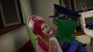 Pokemon girls dress up to spend a rich night of pleasure