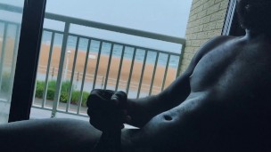 Handjob in room 