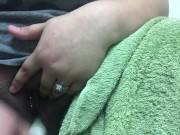 Snuck in the bathroom to release some pressure 