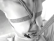 Tied up nonstop orgasm - REAL NIPPLES ORGASM 3/16