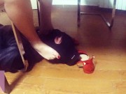 Il Mio Schiavo Dei Piedi, Mi Lecca i Piedi Sotto La Sedia, Sgabello - FotPop 16/16