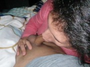 Linda chica morena mamando verga 10/16