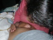 Linda chica morena mamando verga 4/16