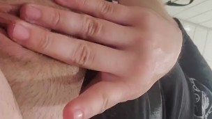 Disabled Girl Plays In Public Restroom