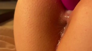Creamy Up Close Pussy Masturbation