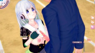 【エロゲーコイカツ！】VTuber YuNi3DCG巨乳アニメ動画(バーチャルYoutuber)[Hentai Game Koikatsu! YuNi(Anime 3DCG Video)]