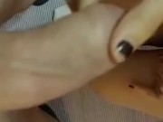 Padrona sega il suo  umiliandolo e lo fa sborrare in 5 minuti (Onlyfans: Mistress Darkshine)