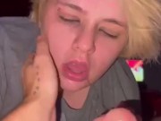 Amateur Sloppy Deepthroat  15/16