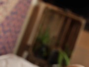 18 Year Old amateur British Teen Hippie Takes big white cock. Long blowjob, hard fuck and swallows. 11/16