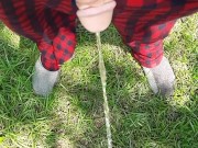 Outside pissing with bbq next door 1/16