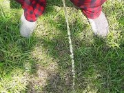 Outside pissing with bbq next door 10/16