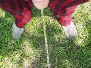 Outside pissing with bbq next door 3/16