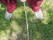 Outside pissing with bbq next door 7/16