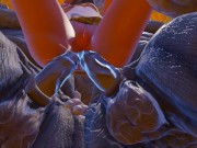 Фурри монстры отымели мою жену, двойной анал и двойное проникновение 10/16