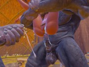 Фурри монстры отымели мою жену, двойной анал и двойное проникновение 14/16