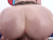 NYMPHO Laney Grey has her tight hole stretched wide and creampied 12/16