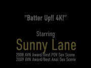 Horny Baseball Fan Sunny Lane Finger Bangs That Tight Snatch In Uniform! 1/16