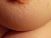 Playing With Big Tits Hard Nipples