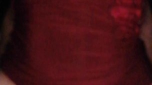 TEEN with natural tits is fucked at night