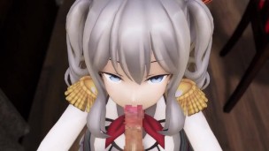 3d Hentai MMD - 鹿島のスケベなおフェラ (arrowhead) tinyurl. com/hentgame