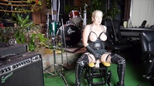 Teaching my stepsis how to be a good groupie for the rock band...big tit slut...fuck machine orgasm